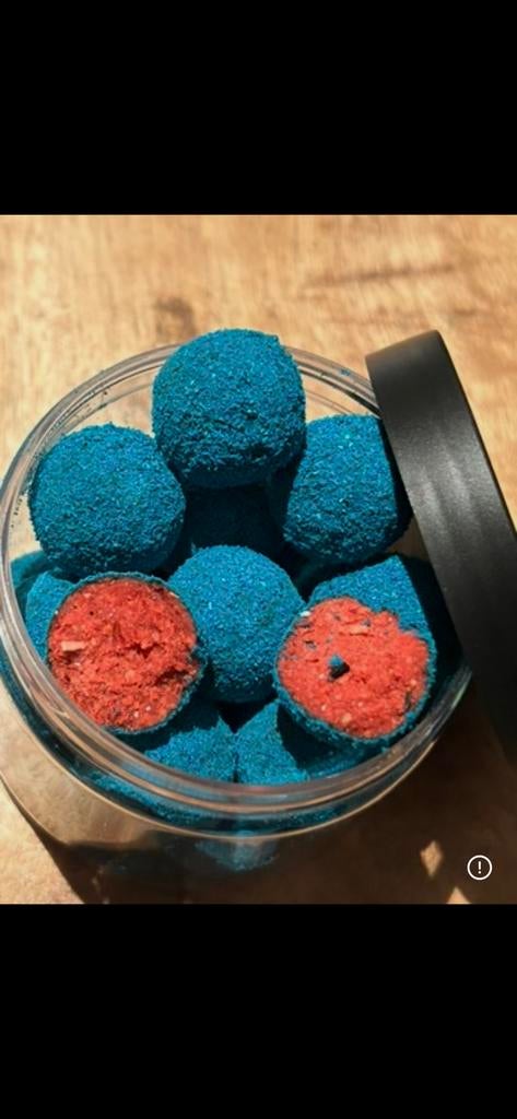 Restpartijtje boilies, pop ups, coated hookbaits, Watersport en Boten, Ophalen of Verzenden, Nieuw, Overige typen