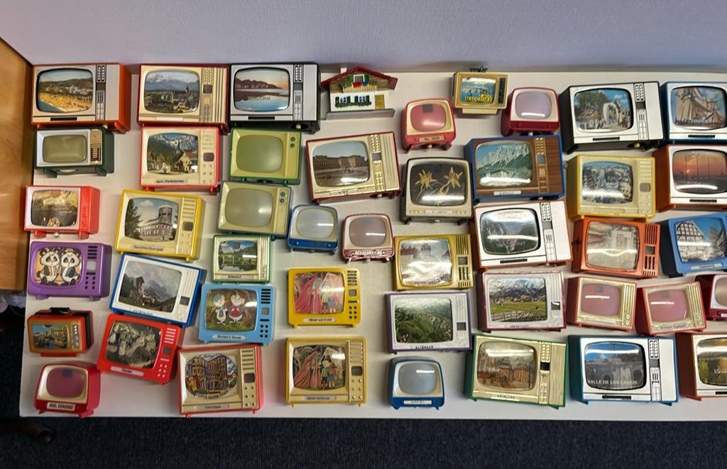 TV Kijkers - Fernseher-Diabetrachter - souvenir TV, Antiek en Kunst, Ophalen of Verzenden