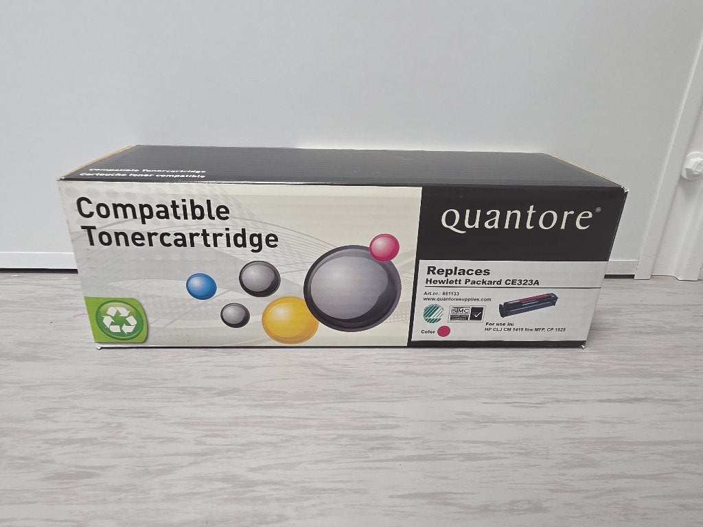 Quantore HP 128A CE323A toner magenta – 1.300 pagina’s, Ophalen, Nieuw, Toner, Quantore