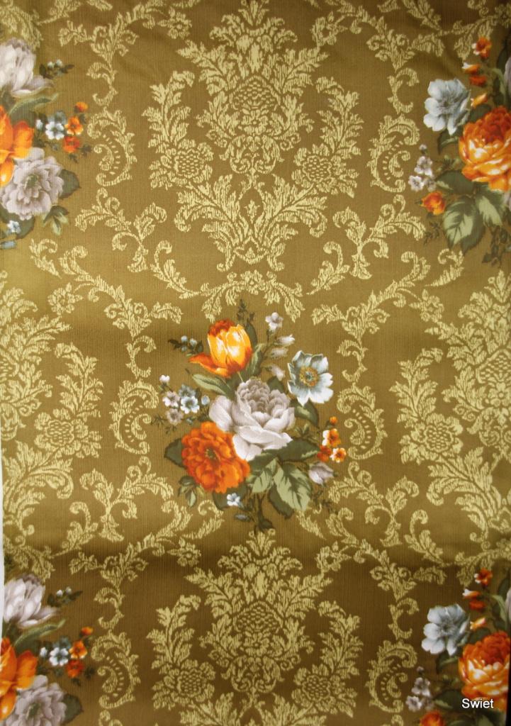 11060 Originele vintage retro stof stoffen gordijnstof Swiet, Overige materialen, Overige kleuren, 120 cm of meer, Ophalen of Verzenden