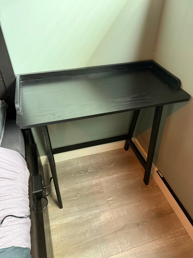 Klein bureautje of als decoratie tafel, Ophalen, Zwart, Hout, 80 cm