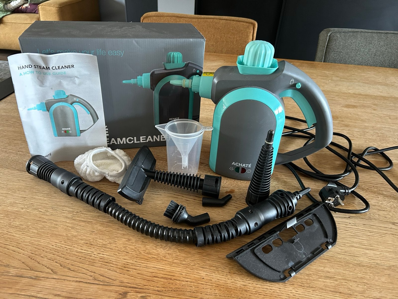 Achaté Hand Stoomreiniger met Accessoires, Ophalen, Overige typen