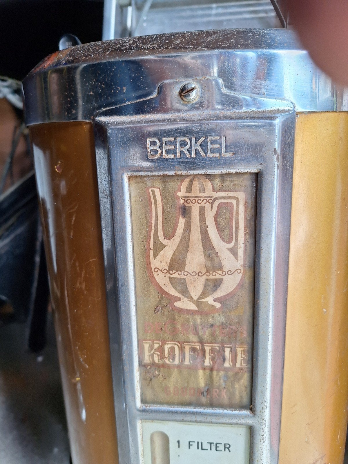 Vintage Berkel Koffiemolen voor op toonbank - De Guyter, Ophalen of Verzenden