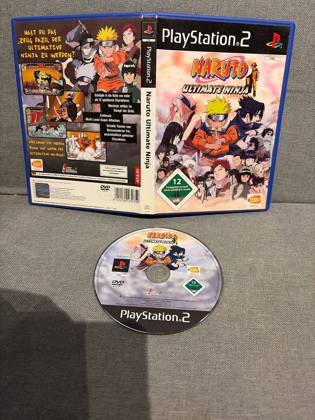 Naruto Ultimate Ninja PS2 - Disc in goede conditie, Ophalen of Verzenden, Gebruikt