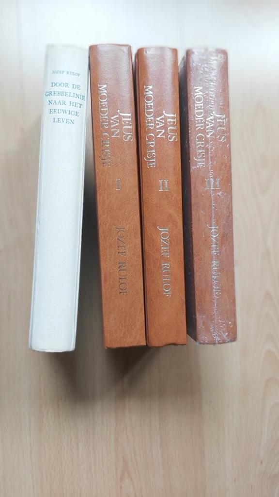 Jozef Rulof, 'Jeus van Moeder Crisje' deel 1,2 en 3, Spiritualiteit algemeen, Overige typen, Zo goed als nieuw, Jozef Rulof