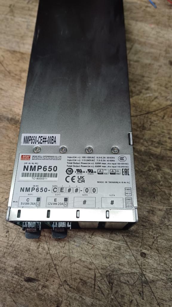 Mean Well NMP650 12V 20A, Hobby en Vrije tijd, Elektronica-componenten, Ophalen of Verzenden