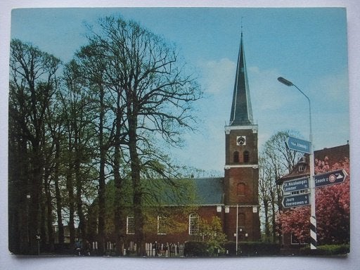 R06 Langweer - Ned. Herv. Kerk, Verzenden, 1980 tot heden, Gelopen, Friesland