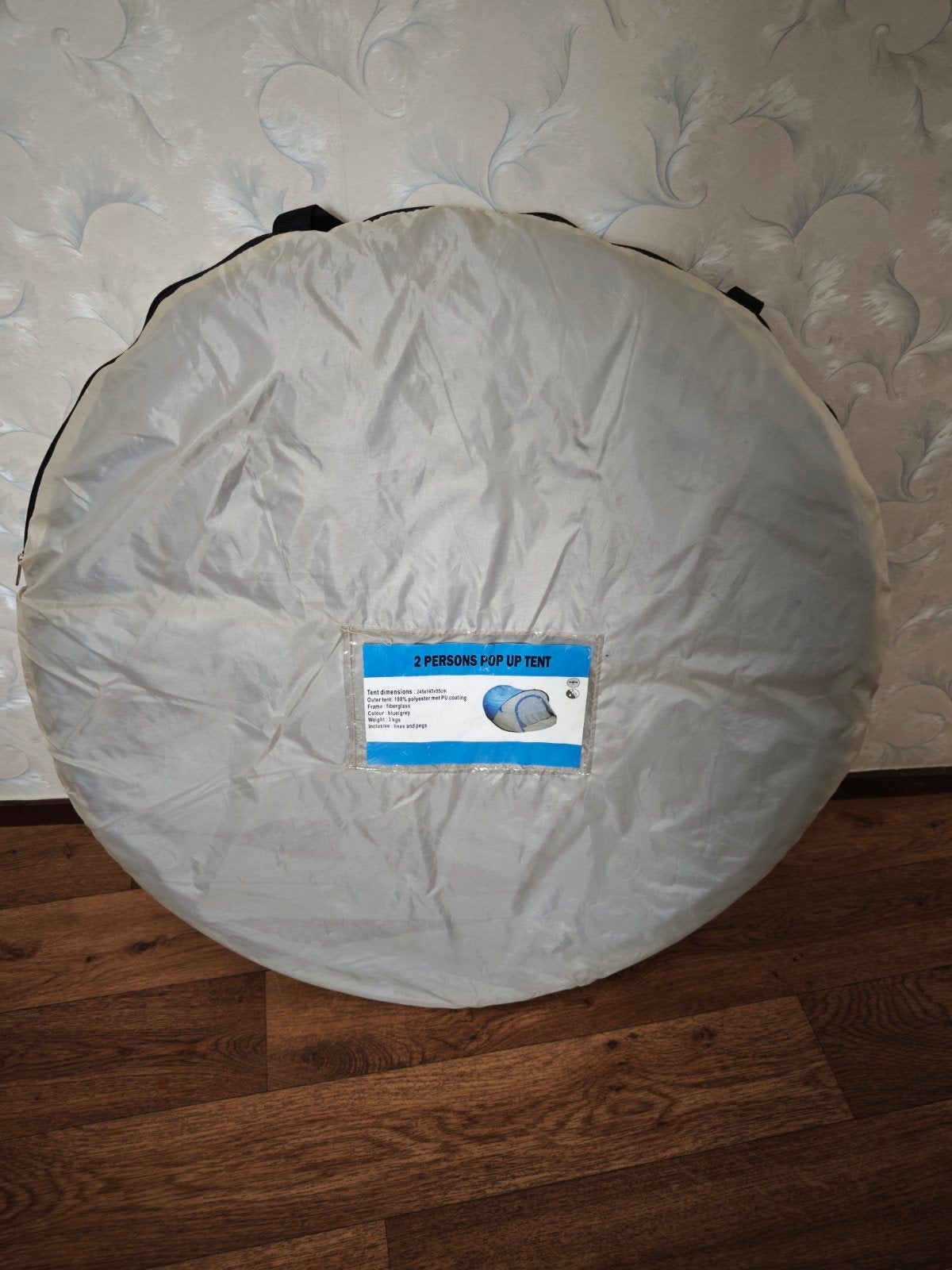 Pop-up tent 2 personen - Zeer goede staat, Caravans en Kamperen, Ophalen, Zo goed als nieuw, Tot en met 2