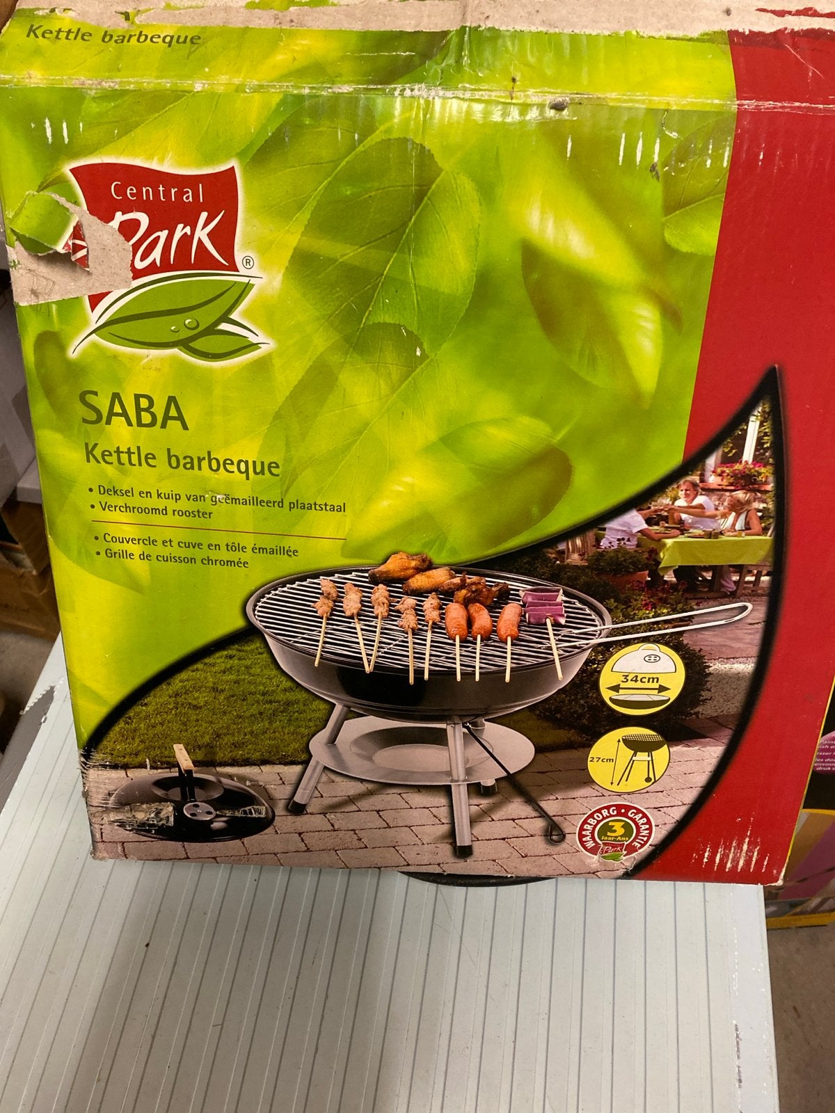 Central Park SABA Kogelbarbecue - Nieuw in doos, Ophalen, Nieuw