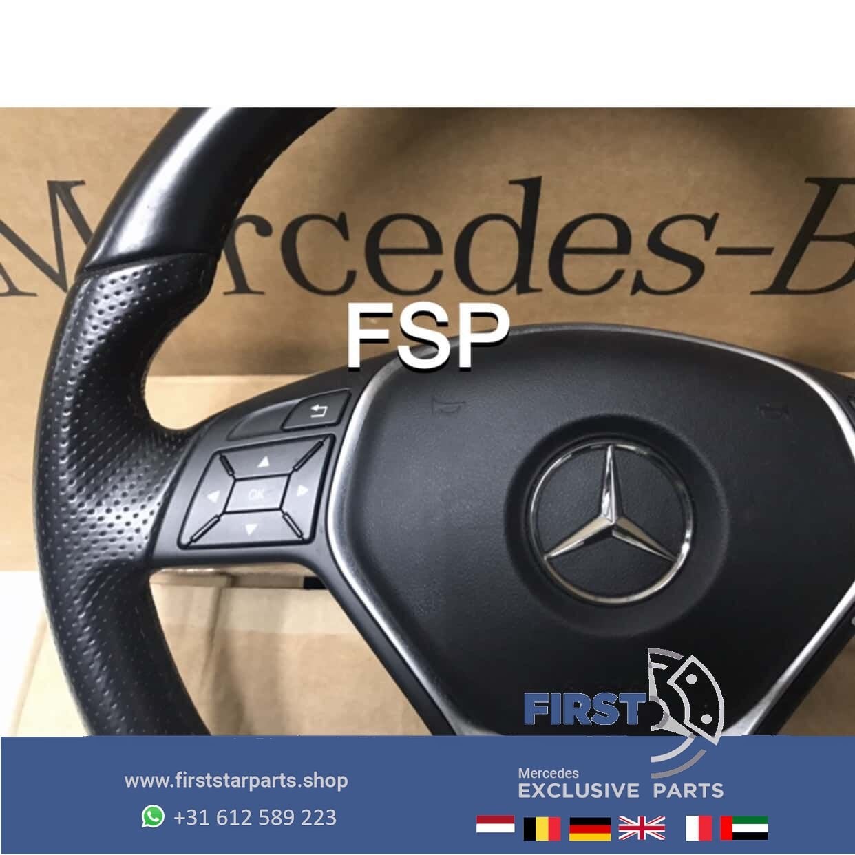 Origineel FACELIFT 2012 STUUR + AIRBAG Mercedes W204 W207 W2, Gebruikt, -, Ophalen of Verzenden, -