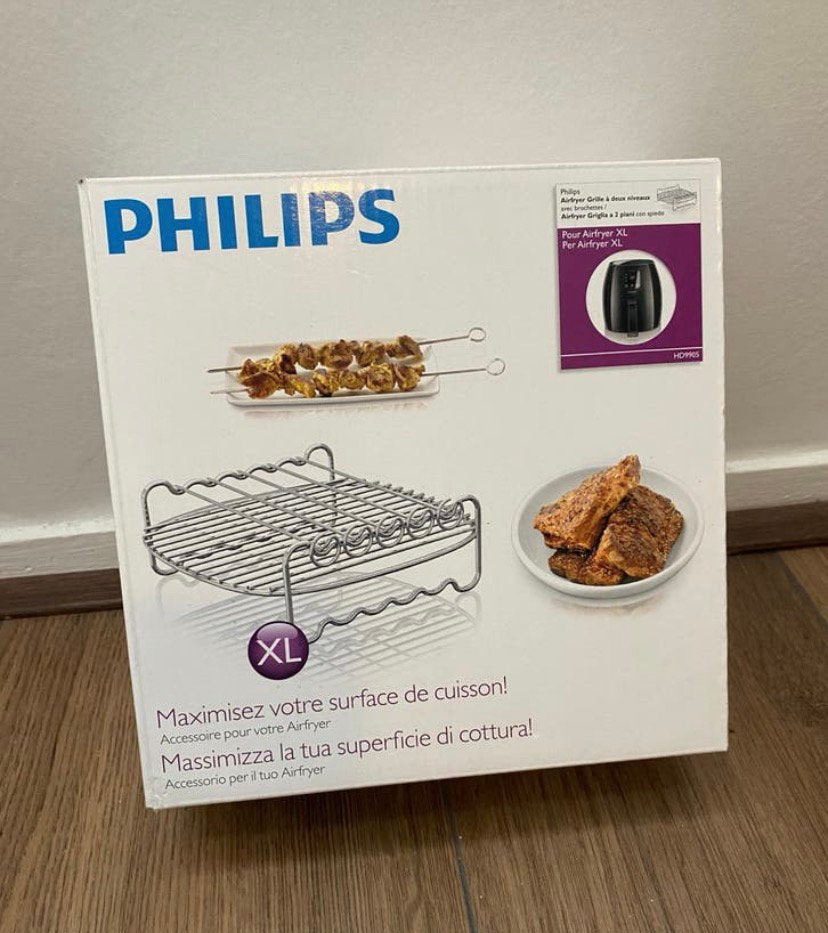 Philips Airfryer toebehoren grill, spies, nieuw, Ophalen of Verzenden, Zo goed als nieuw