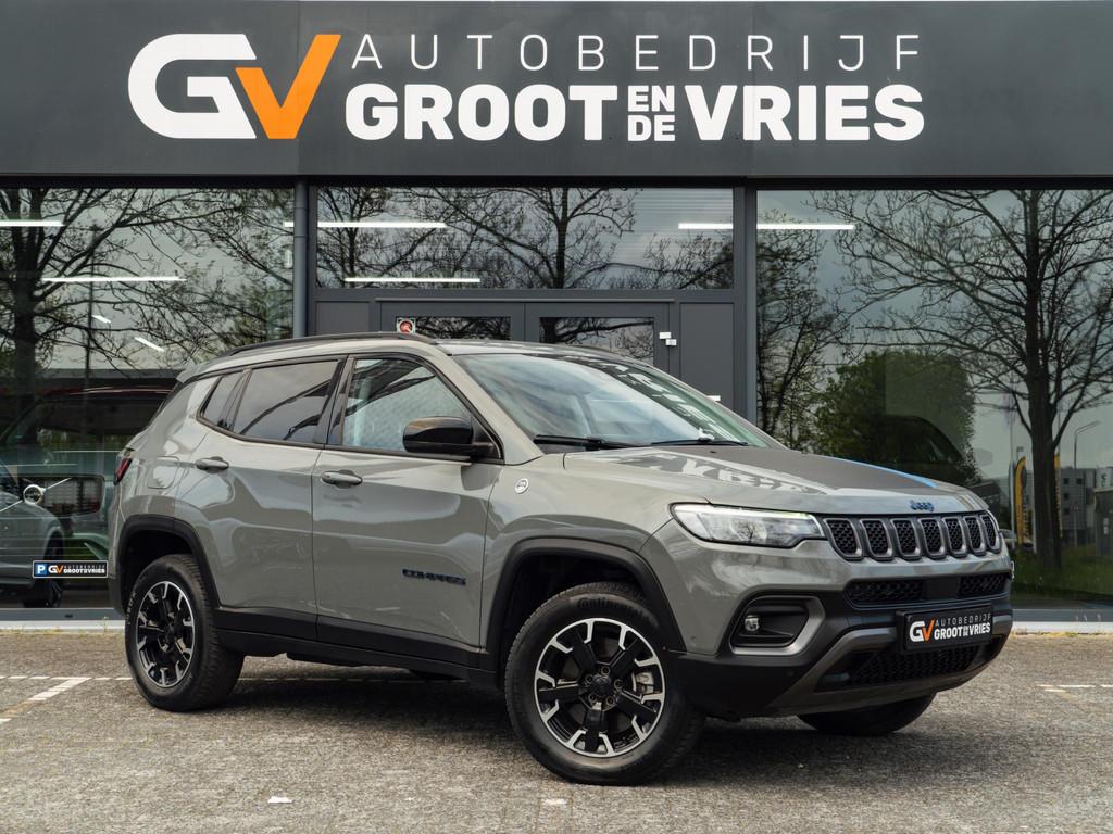 Jeep Compass 4xe 240 Plug-in Hybrid Electric Trailhawk|Panor, Automaat, Euro 6, 4 cilinders, Leder en Stof