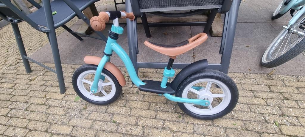 Kinderloopfiets - Blauw/Bruin, Ophalen of Verzenden, Gebruikt, 16 tot 20 inch, Onbekend