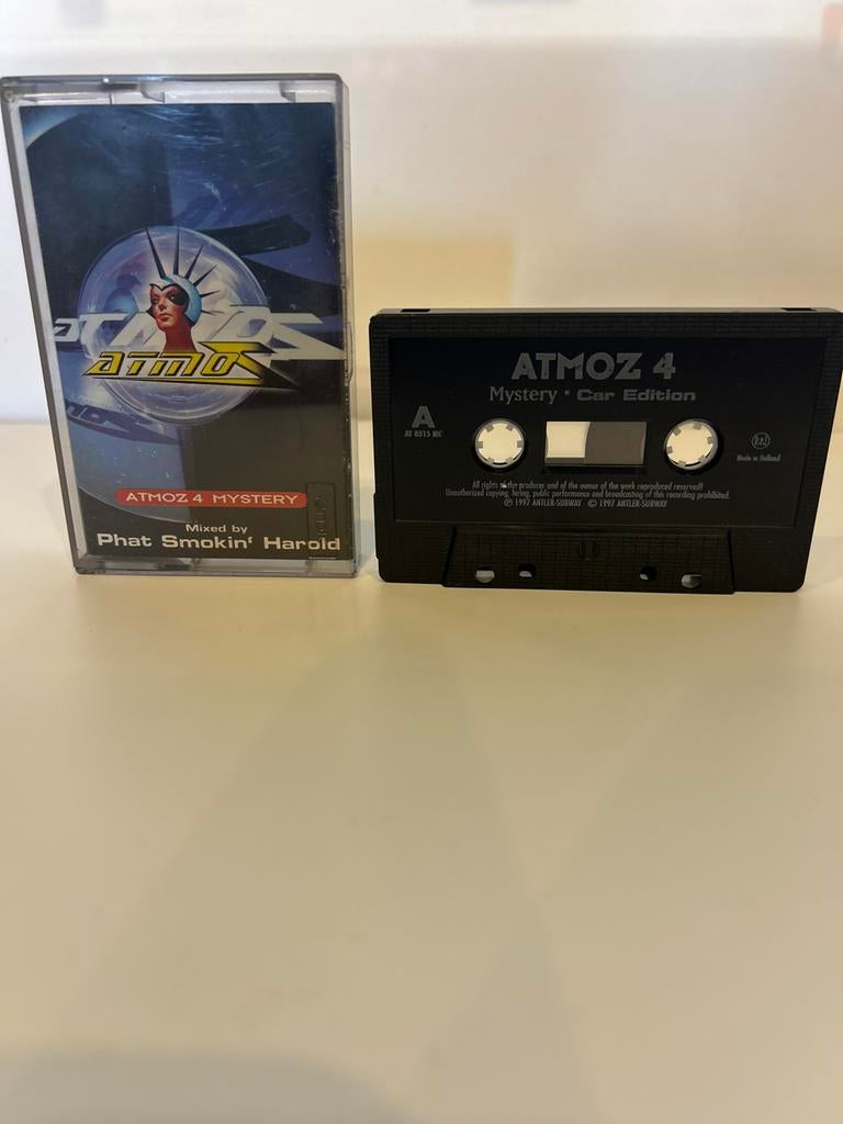 Atmoz 4 Mystery Car Edition Cassetteband, Gebruikt, 1 bandje, Dance, Ophalen of Verzenden