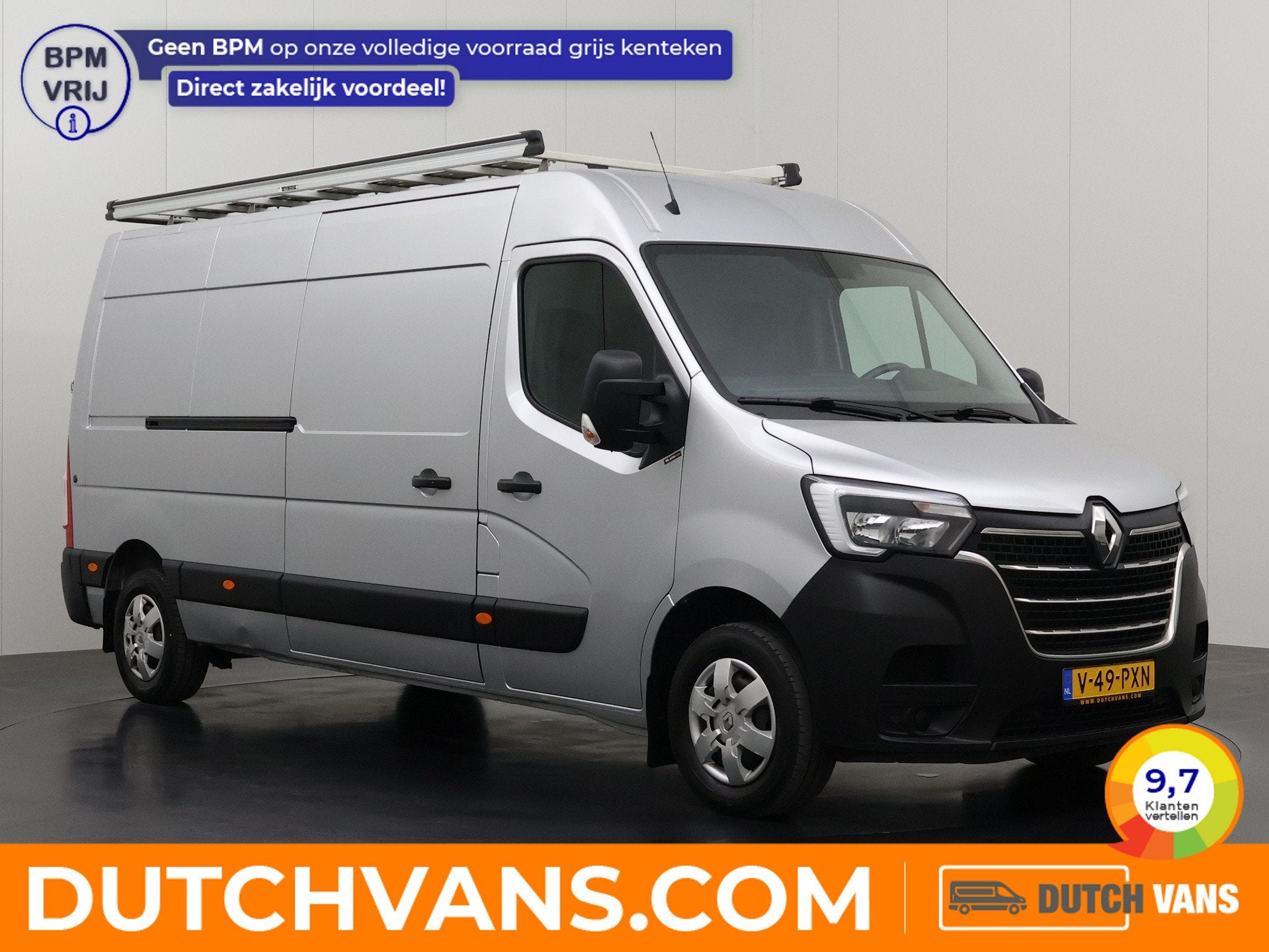 Renault Master 2.3DCi 180PK L3H2 Maxi | Imperiaal | Trekhaak, Voorwielaandrijving, Stof, Gebruikt, 4 cilinders