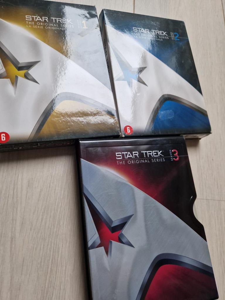 star trek the original tv series dvd boxset seizoen 1 2 3, Alle leeftijden, Ophalen of Verzenden, Zo goed als nieuw