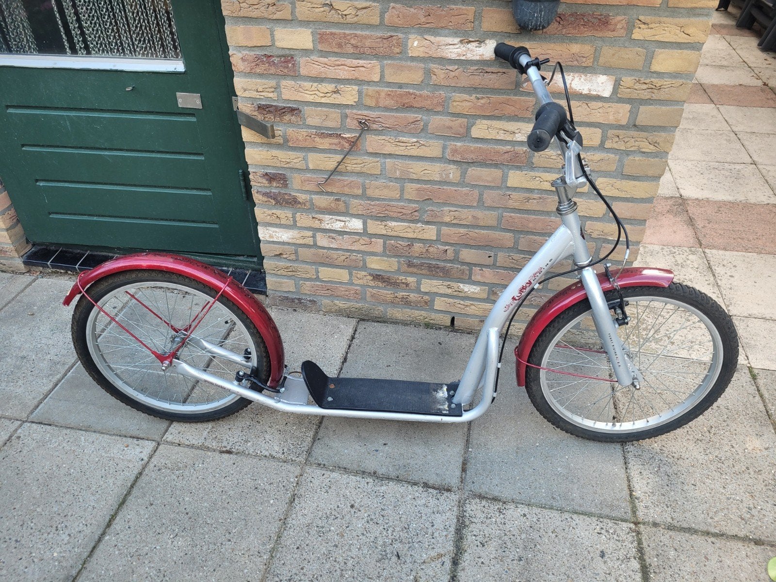Loeki Step 20 inch met handrem voor en achter, Fietsen en Brommers, Ophalen, Gebruikt, Gewone step, Loeki