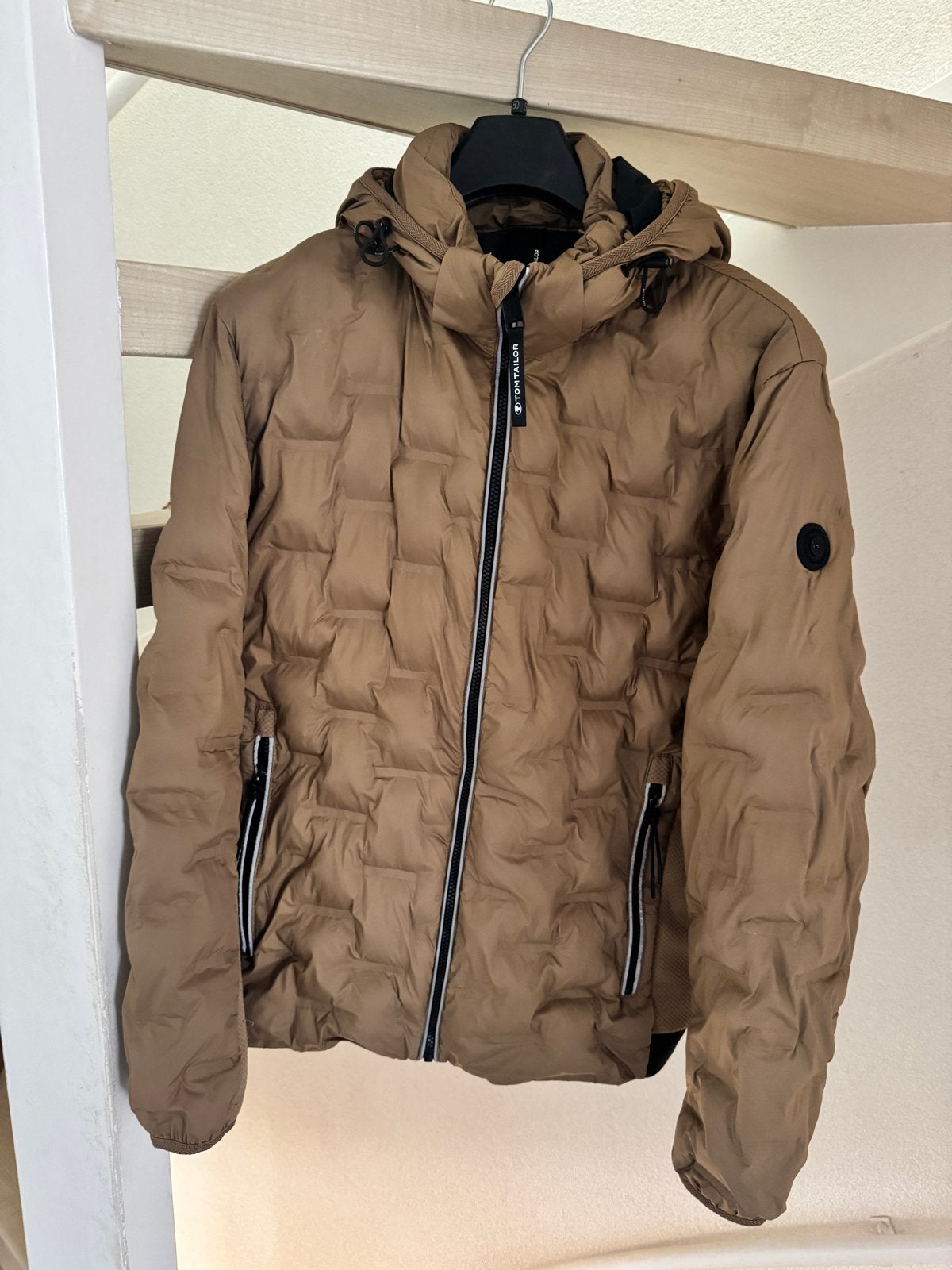 Tom Tailor herenjas maat L/XL- Zo goed als nieuw, Kleding | Heren, Ophalen of Verzenden, Zo goed als nieuw, Maat 48/50 (M), Bruin