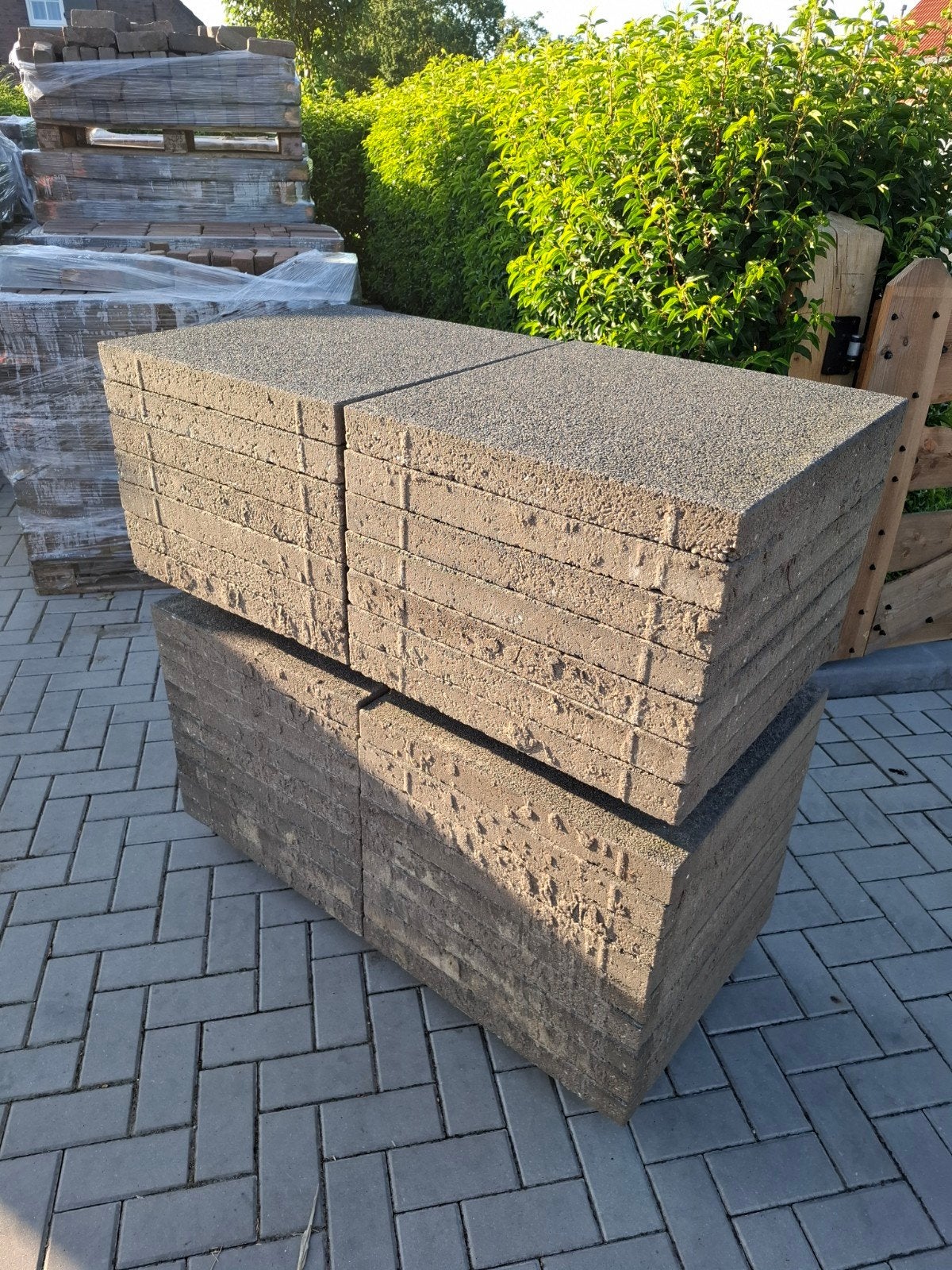 11,5m² 60x60 Antraciet Terrastegels, Tuin en Terras, Ophalen