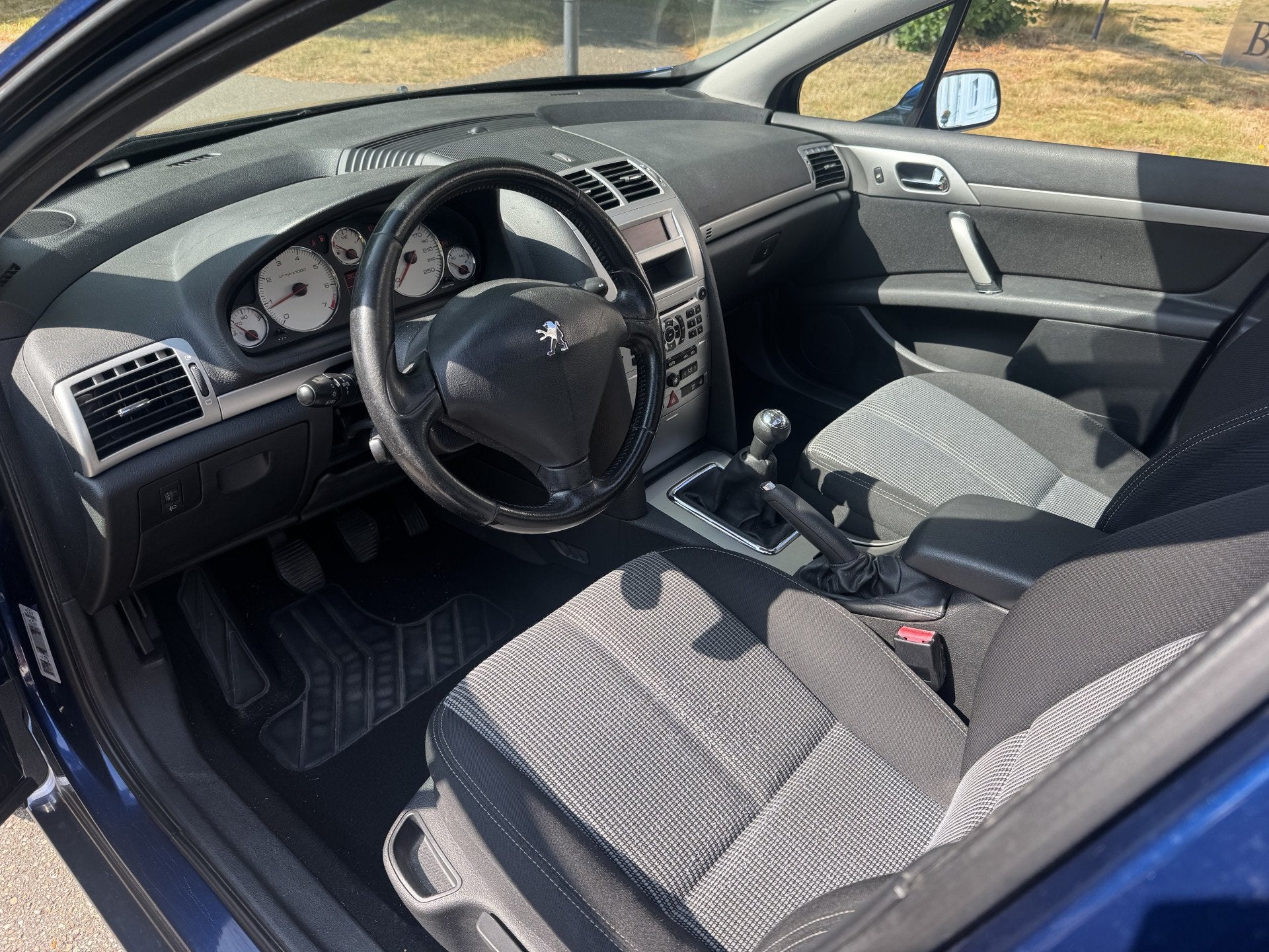 Peugeot 407 2.0-16V SCHUFDAK, MOOI EN GOED (bj 2007), Voorwielaandrijving, 745 kg, 4 cilinders, Blauw