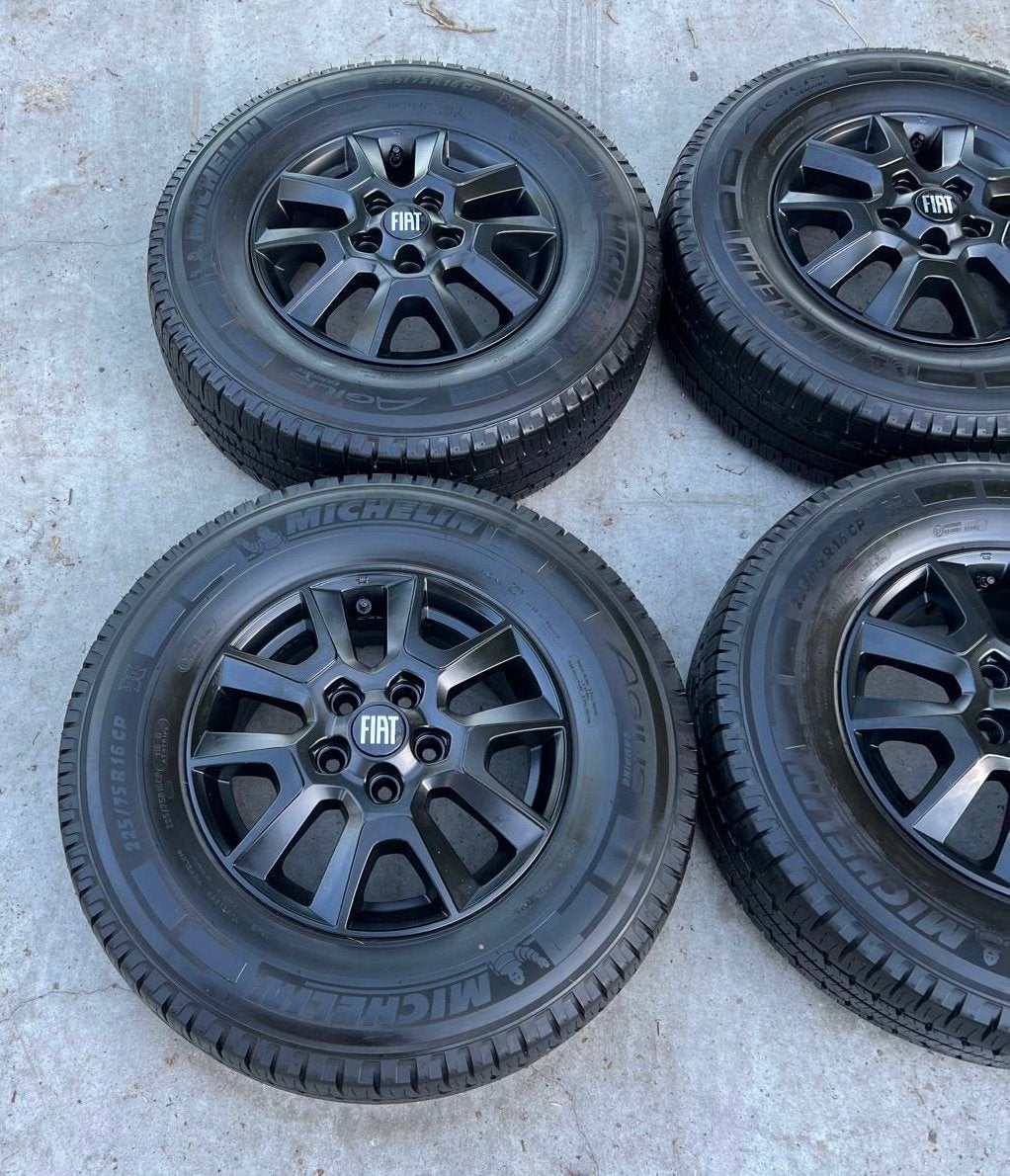 Originele Fiat Ducato velgen Michelin camper banden 5x118, Bestelwagen, 16 inch, Banden en Velgen, Nieuw
