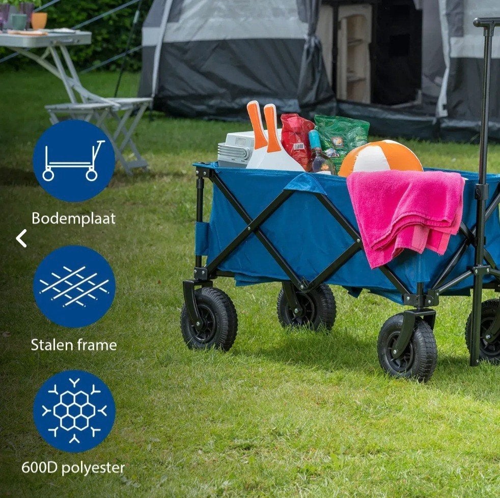 Opvouwbare bolderwagen , bolderkar., Caravans en Kamperen, Bolderkarren, Zo goed als nieuw, Opvouwbaar, Ophalen