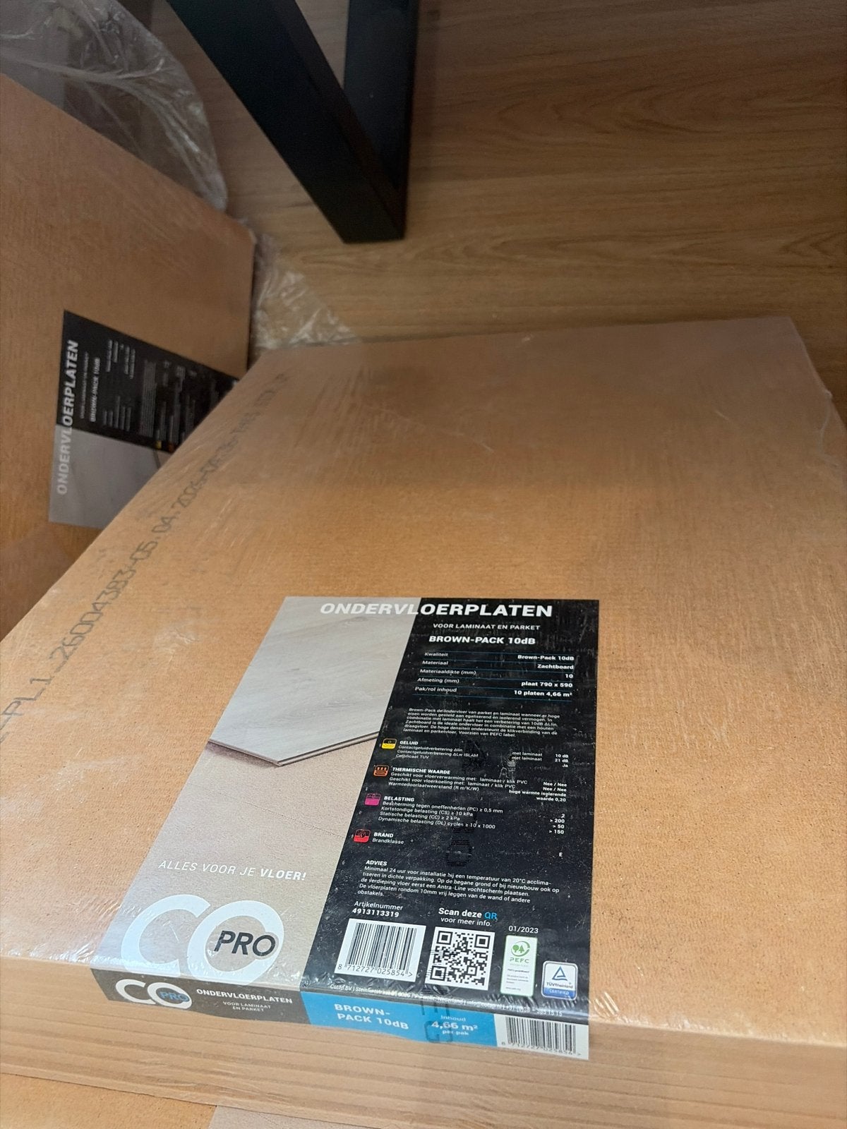 Ondervloerplaten 10mm - 3 dichte pakken en 5 losse platen, Ophalen, 30 cm of meer, 50 tot 150 cm, Overige typen