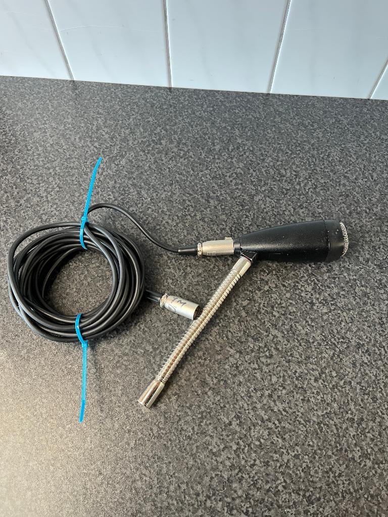 Senheiser MD214 microfoon met zwanenhals en 7 meter kabel, Muziek en Instrumenten, Microfoons, Ophalen of Verzenden, Gebruikt