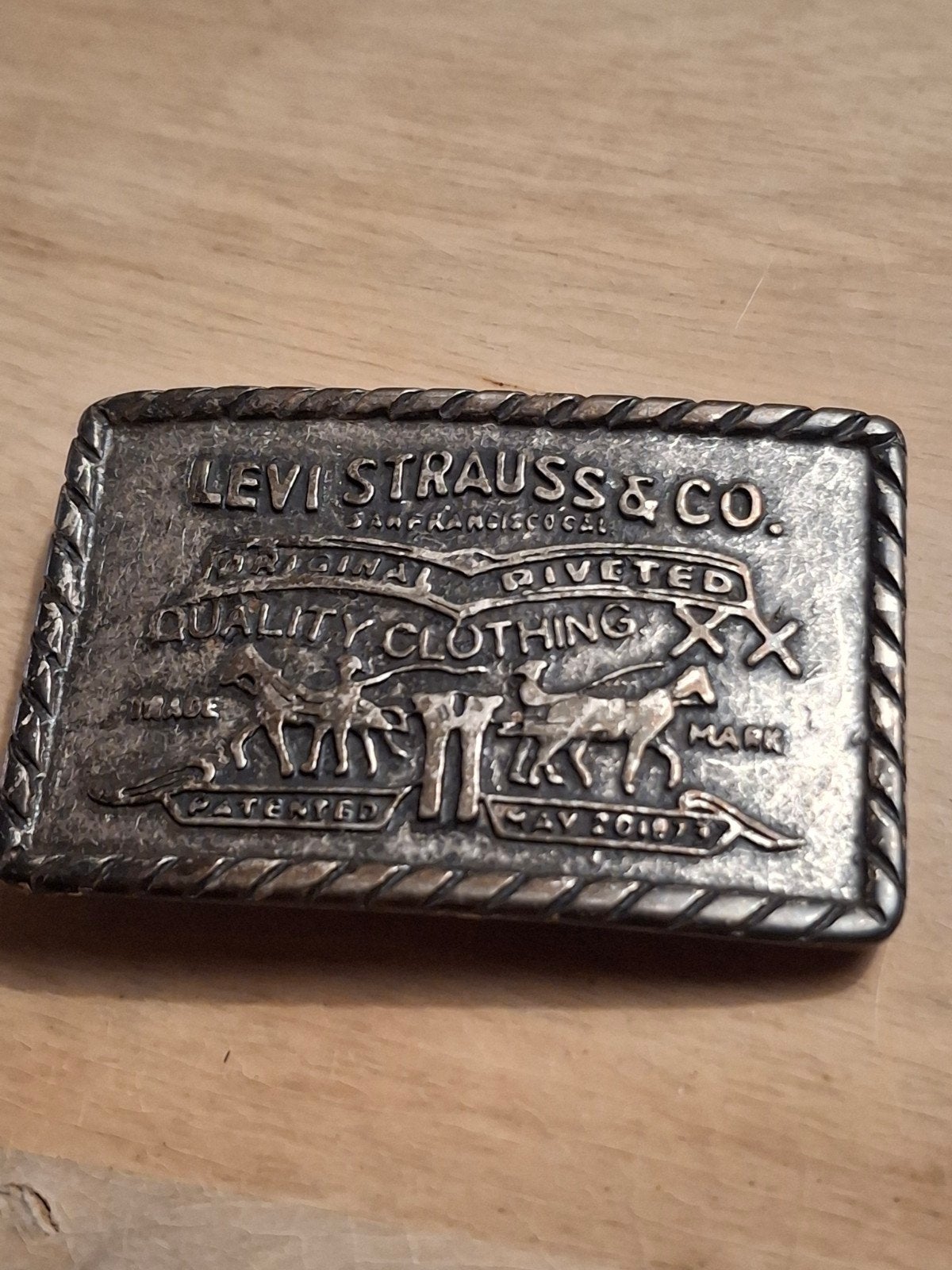 Vintage Levi Strauss & Co. Riemgesp, Verzamelen, Ophalen of Verzenden