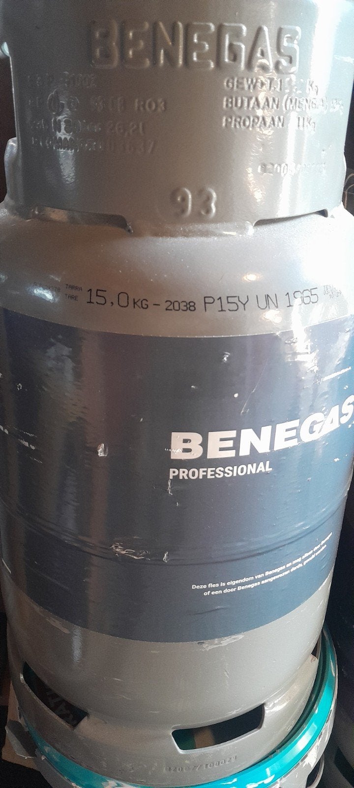 BENEGAS 2x leeg, Caravans en Kamperen, Kampeeraccessoires, Ophalen