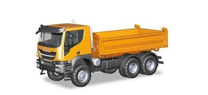 Iveco Trakker 6x6 B.-LKW, oranje Herpa, Nieuw, Ophalen of Verzenden, Bus of Vrachtwagen, Herpa
