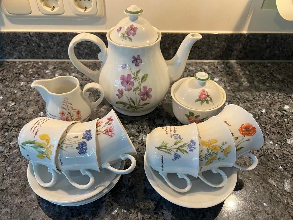 Compleet thee servies Libelle Wilde Planten Marjolein Bastin, Ophalen of Verzenden