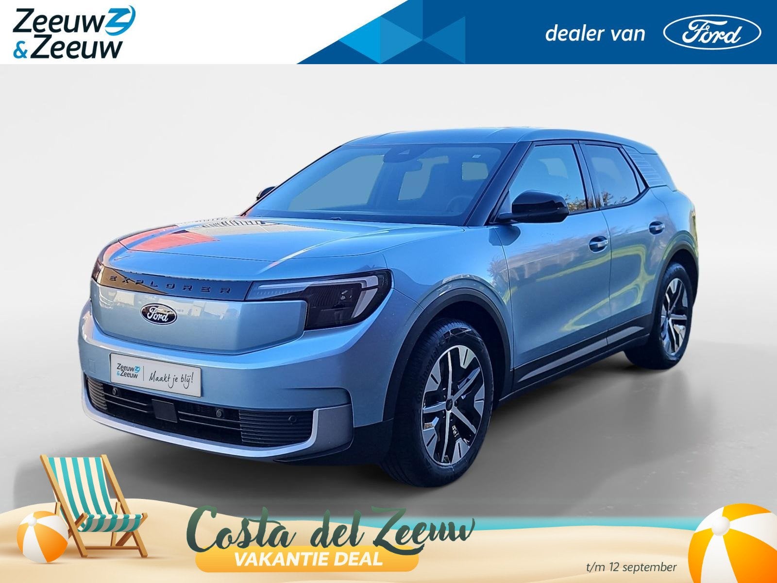 Ford Explorer Select Extended Range RWD 79 kWh | Te bestelle, Auto's, Ford, Automaat, 12 maanden, Achterwielaandrijving, Zwart