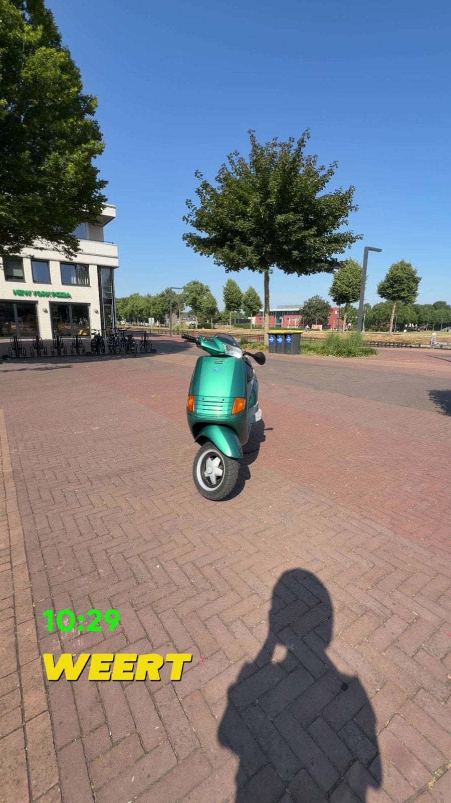 Piaggio skr 172cc A1 luxe plaat, Ophalen, Zo goed als nieuw, Tweetakt