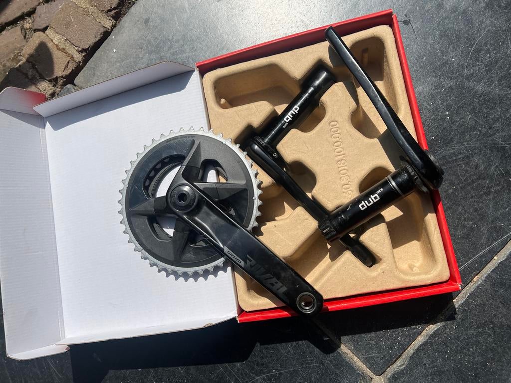 SRAM Rival AXS wide 175 43/30 met powermeter upgrade, Ophalen of Verzenden, Zo goed als nieuw