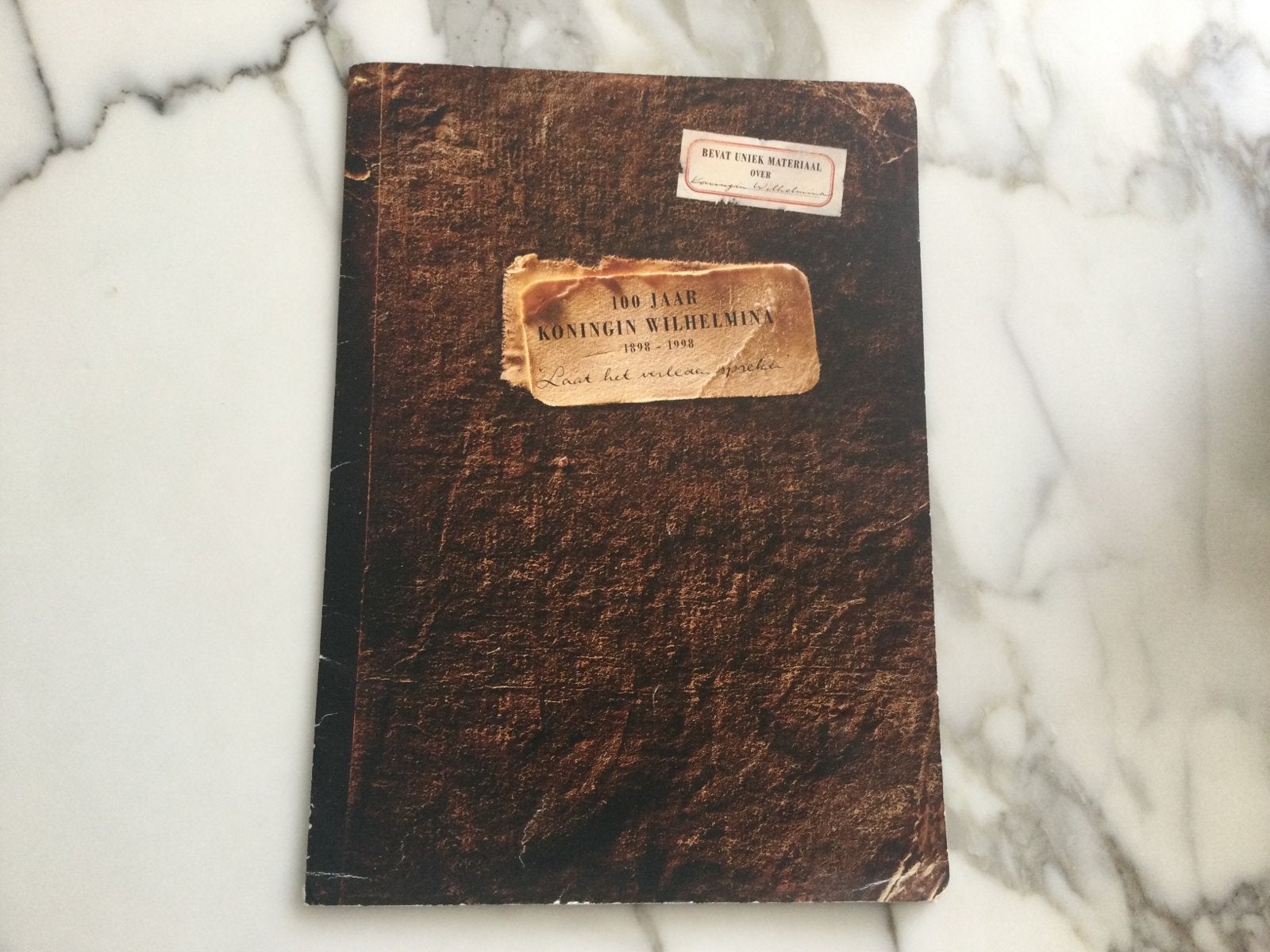 Uitgave 100 jaar Wilhelmina, Verzamelen, Ophalen of Verzenden, Gebruikt