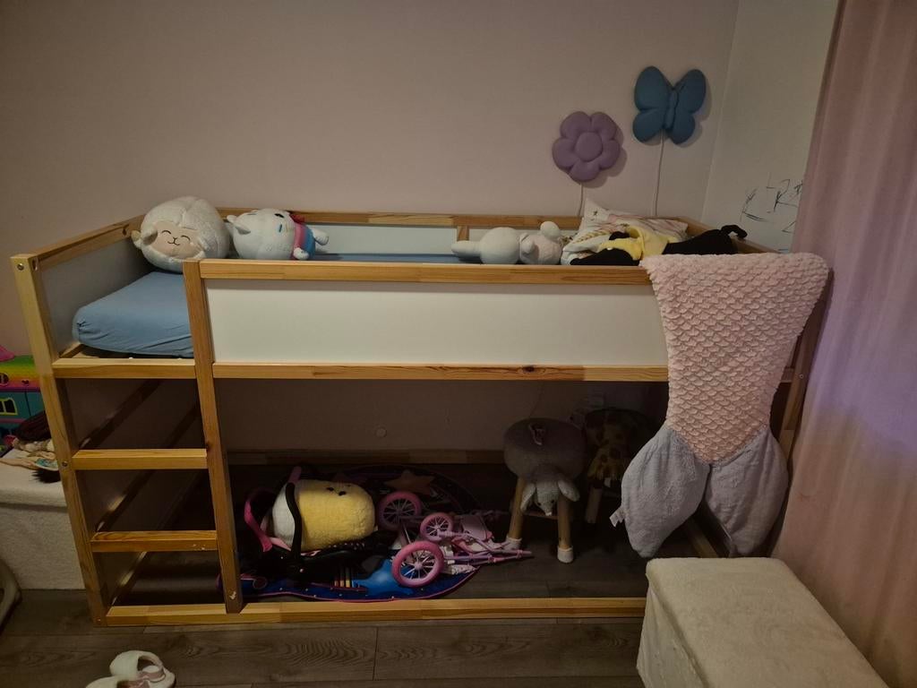 Kura ikea halfhoog slaper, Ophalen, Zo goed als nieuw
