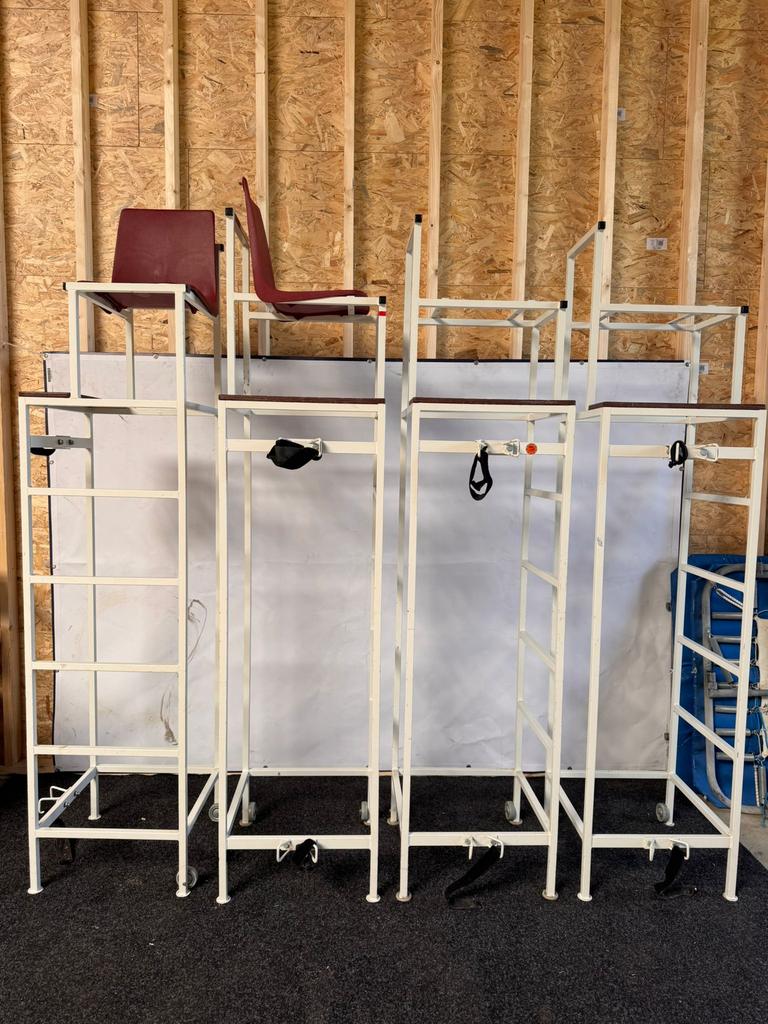 3 x Scheidsrechterstoelen/Scheidsrechter stoel/Hoge stoel, Ophalen, Gebruikt