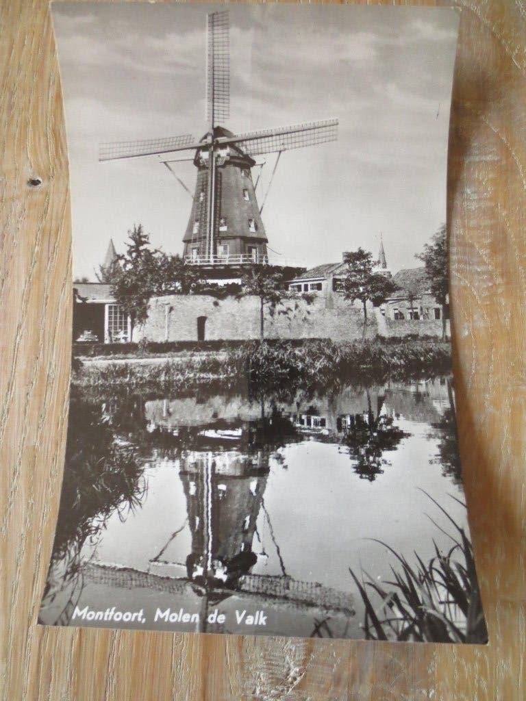 Ansichtkaart:  Montfoort Molen de Valk. Ongelopen kaart., Verzamelen, Ansichtkaarten | Nederland, Ophalen of Verzenden, 1960 tot 1980