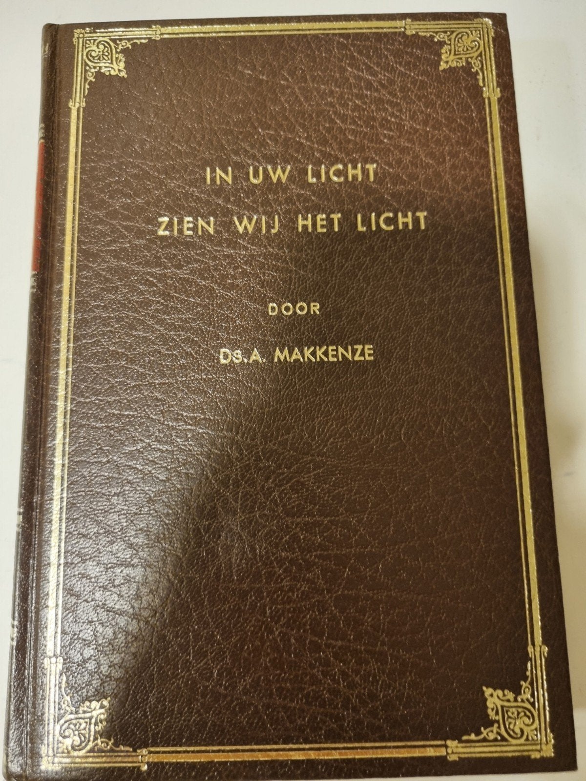 Ds.A.Makkenze.In Uw licht zien wij het Licht. Preken en med., Ophalen of Verzenden, Gelezen, Christendom | Protestants