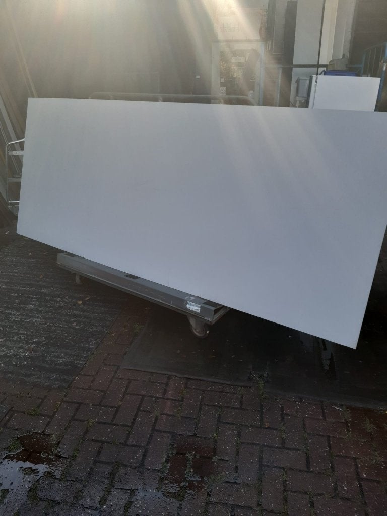 rockpanel 120 x 305 cm 8 mm Ral 7035 heel licht grijs, Ophalen, 100 tot 150 cm, Nieuw, 200 cm of meer