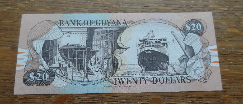 Guyana 20 dollar, Ophalen of Verzenden, Zuid-Amerika