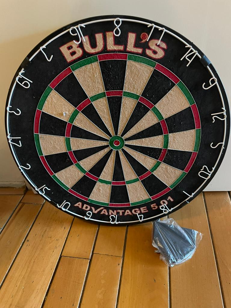 Dartbord met ring, Sport en Fitness, Ophalen, Zo goed als nieuw, Dartbord