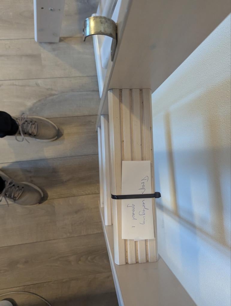 Flexa bed verhoging graad 1 met poten en trap, 85 tot 100 cm, Gebruikt, Ophalen of Verzenden, Hoogslaper of Stapelbed