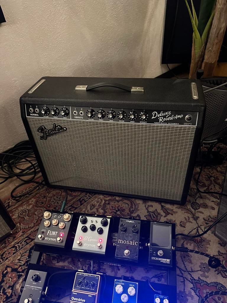 Fender 65 deluxe reverb ri., Muziek en Instrumenten, Ophalen of Verzenden, Zo goed als nieuw, Minder dan 50 watt
