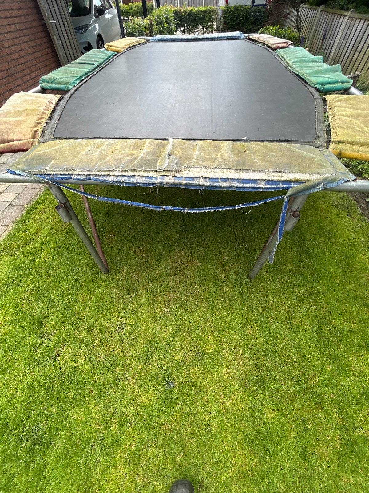Grote trampoline 260x400 cm - Af te halen, Ophalen, Gebruikt
