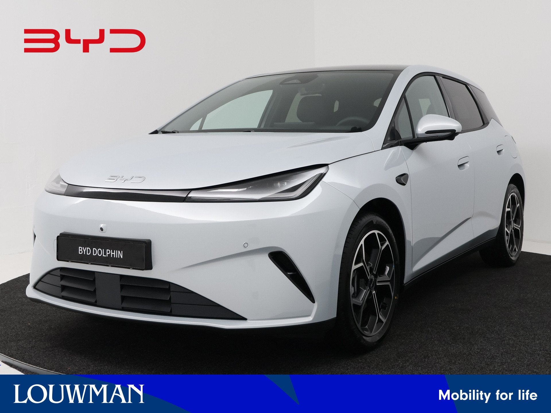 BYD Dolphin G DM-i Comfort | 105 KM EV range | Panoramadak |, 4 cilinders, Leder en Stof, Bedrijf, Hybride Elektrisch/Benzine