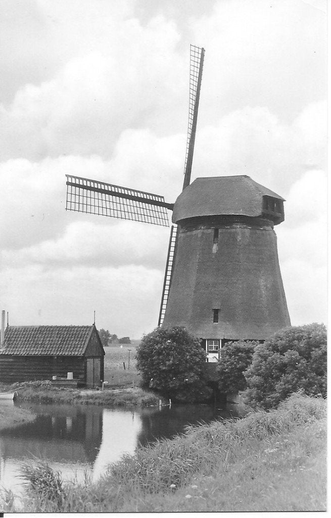 Ansichtkaart Molen Schermermeer (Noord-Holland) 1973  Ursum, Ophalen of Verzenden, 1960 tot 1980, Ongelopen, Noord-Holland