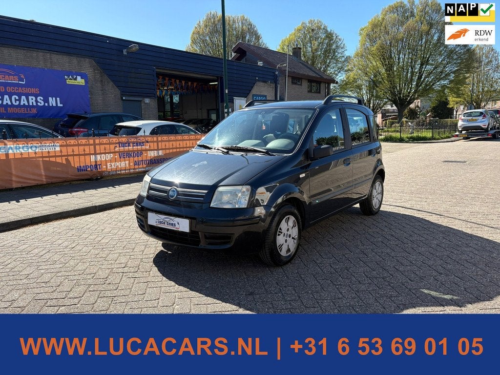 Fiat Panda 1.2 Dynamic 2X SLEUTEL + BOEKJES!, Voorwielaandrijving, Gebruikt, Elektrische ramen, Zwart