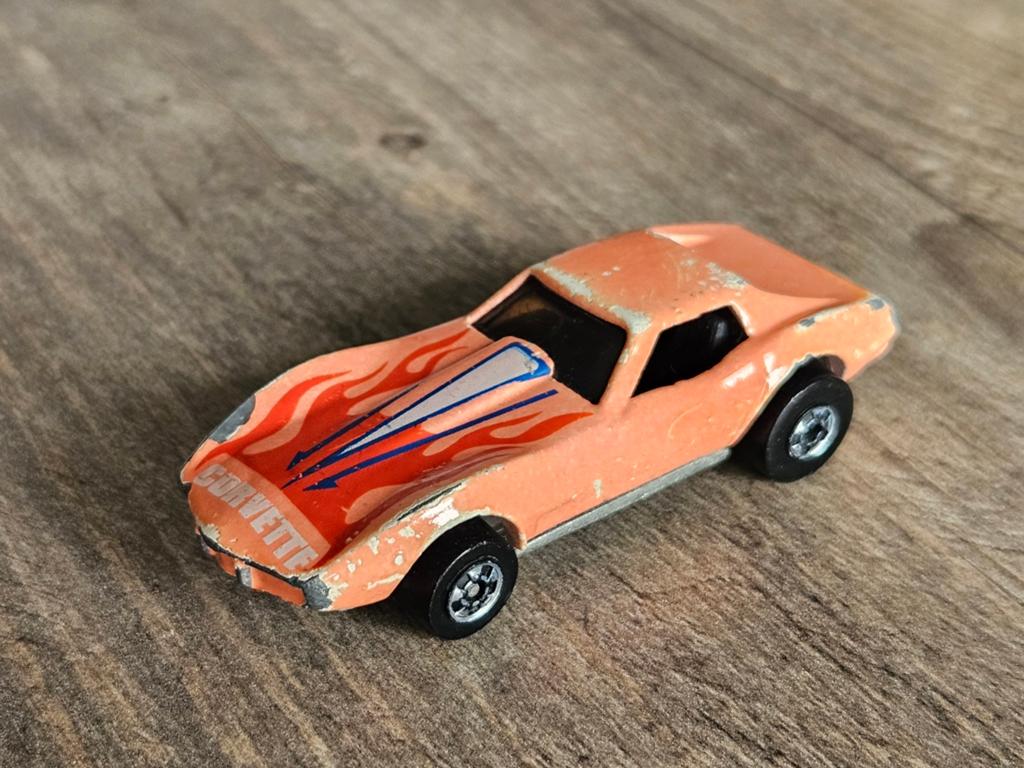 Vintage Hot Wheels Corvette C3 Stingray, Ophalen of Verzenden, Gebruikt